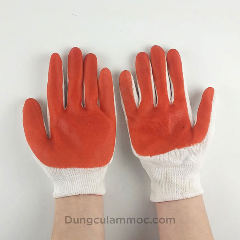 Găng tay bảo hộ chống trơn trượt giá rẻ - Chức Hoa