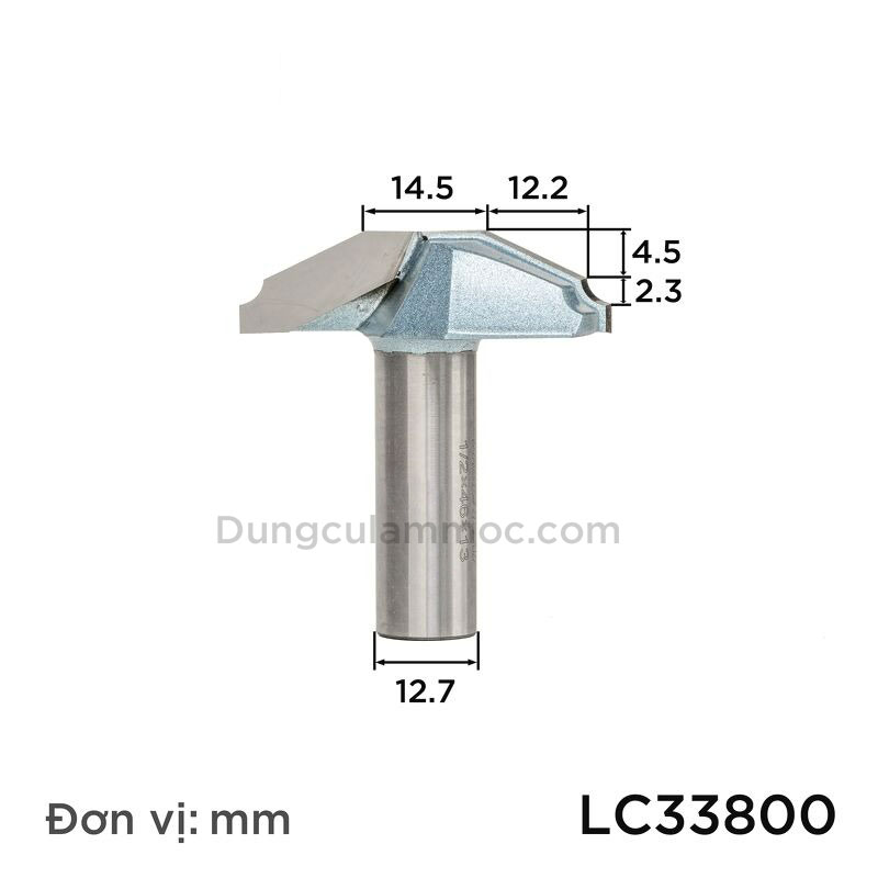 Mui phay huynh van chi tron Tideway LC3380